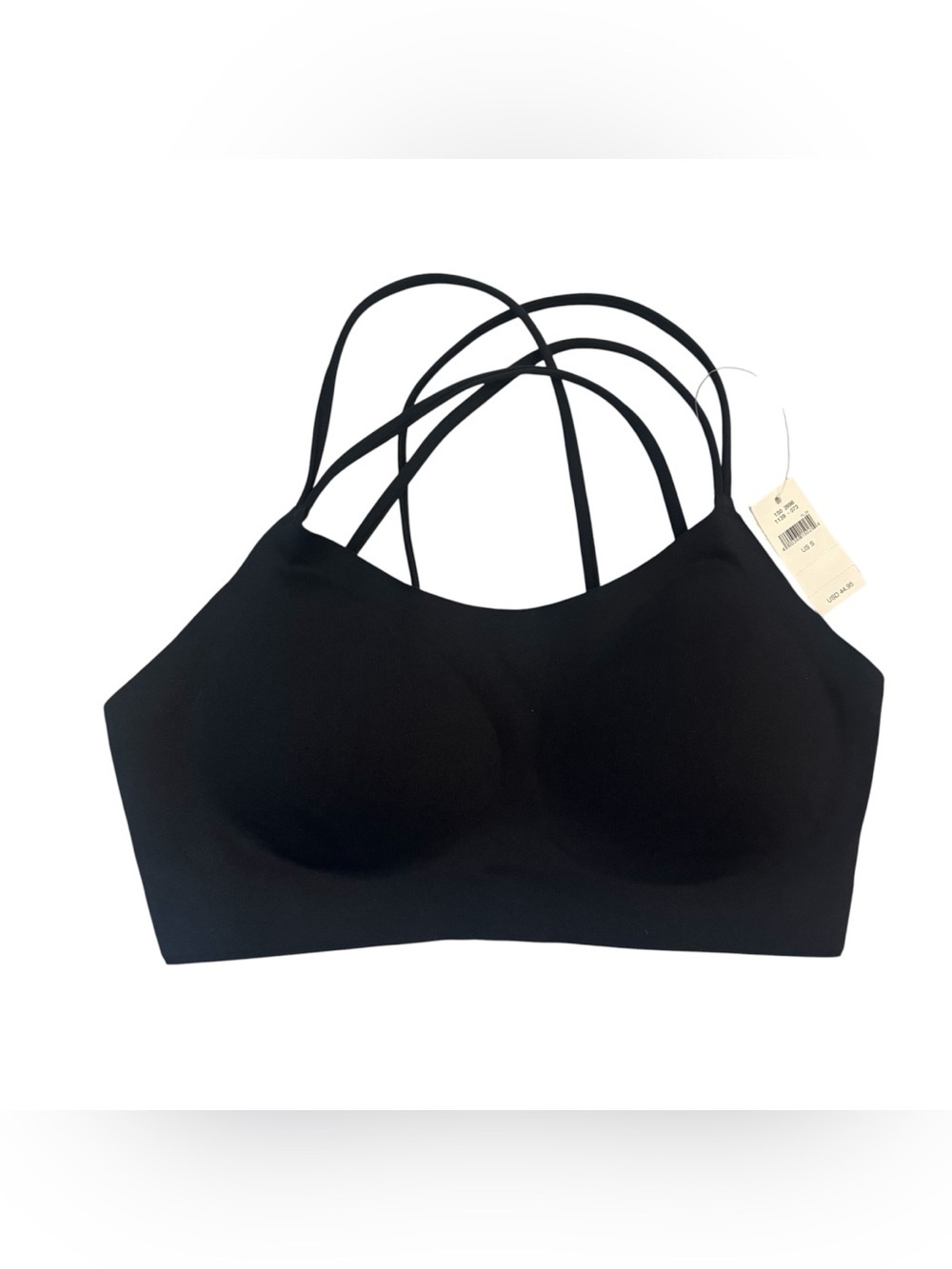 Offline by Aerie Women’s Black Goals Strappy Sports Bra Sz S NWT